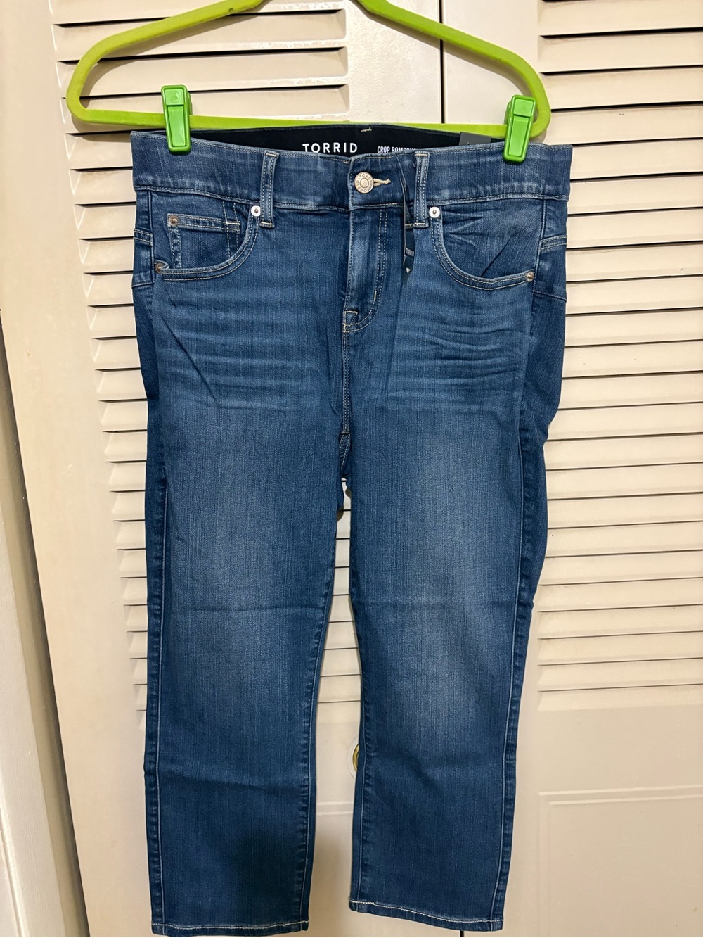 Torrid Women's Blue Mid-Rise Stretch Jeans